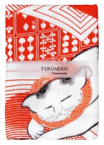 日式手巾 招财猫 纱布