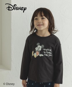 【Disney】【ディズニー】キャラクタープリント 長袖Tシャツ
