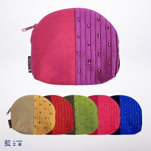 Japanese Bag Pintucked Accented Silk