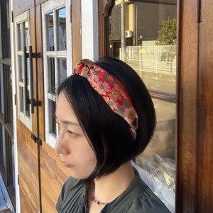 Hairband/Headband Red Embroidery
