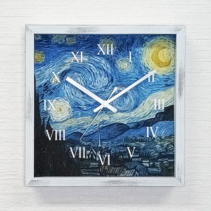 Masterpiece Clock<名画時計>Vincent Willem van Gogh（ゴッホ）/星月夜
