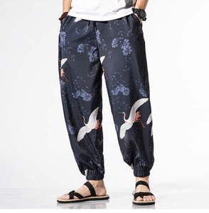 Full-Length Pant Floral Pattern Casual