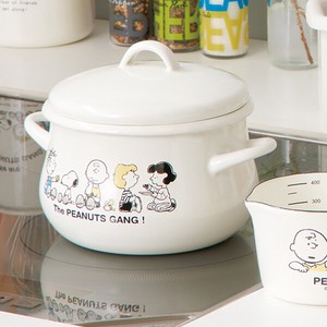 Enamel Pot Snoopy Kitchen enamel 16cm
