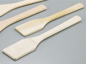 レードル・お玉・杓子・しゃもじ 木製 角スパテル(ホウ)30cm
