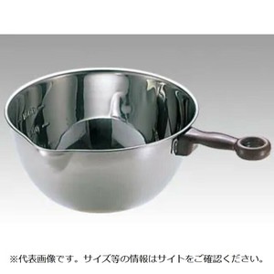 18-8手付片口ボール 目盛付 大