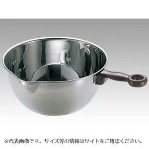 18-8手付片口ボール 目盛付 中