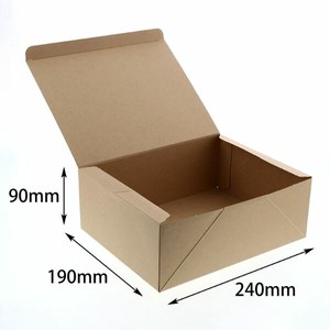 HEIKO（シモジマ） 紙箱 ネオクラフト ケーキボックス LL バラ出荷