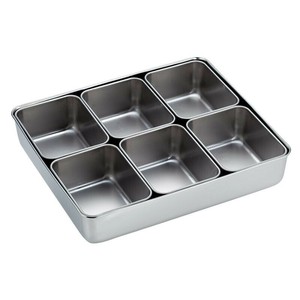 保存容器  UK 調味料入バット〈0号･角6個入〉