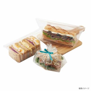 HEIKO（シモジマ） 惣菜袋  OPベーカリー袋 亀底22-15 ノッチ付 無地 バラ出荷