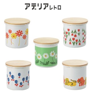 珐琅 保存容器/储物袋 咖啡 密封罐 茶 Adelia Retro