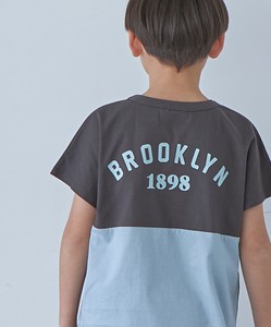 Kids' Short Sleeve T-shirt Dolman Sleeve Design Unisex Switching
