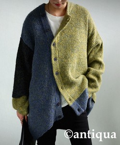 Antiqua Cardigan Melange Knit Cardigan Sweater Cardigan Sweater Ladies' Autumn/Winter