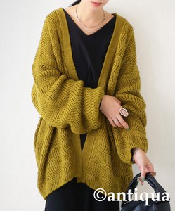 [antiqua] Cardigan Knitted Tops Cardigan Sweater Ladies