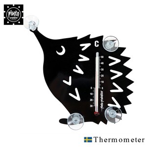 pluto 温度計【ハリネズミ‐HEDGEHOG‐】（北欧 スウェーデン・輸入・インテリア雑貨）