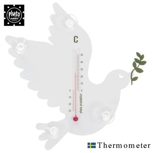 pluto 温度計【ハト‐DOVE‐】（北欧 スウェーデン・輸入・インテリア雑貨）