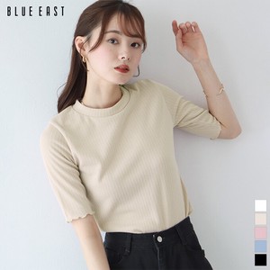 T-shirt Plain Color Tops Short-Sleeve Cut-and-sew