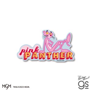 ピンクパンサー ダイカットステッカー ロゴ02 アニメ シリーズ おしゃれ イラスト PKP-007