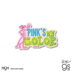ピンクパンサー ダイカットステッカー PINK'S MY COLOR アニメ シリーズ おしゃれ イラスト PKP-008