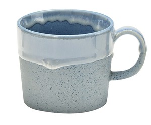 CaKe Mug マグ　ブルー【日本製　美濃焼】（母の日　磁器　ケーキ　マグカップ　クリスマス）