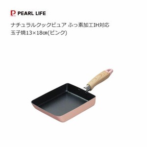 Frying Pan Pink IH Compatible 13 x 18cm