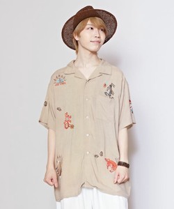 Button Shirt Embroidered