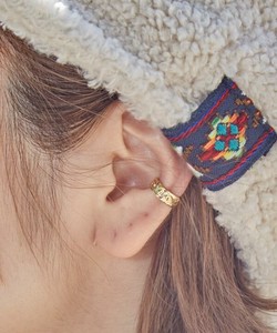 Clip-On Earrings Wave Ear Cuff M