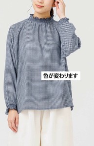 Button Shirt/Blouse Pullover Shirring