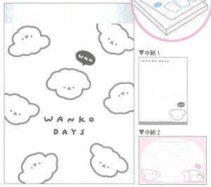 【2023年新作】【韓国風文具】【COLORDAYS】ミニメモ　WANKO DAYS　214780