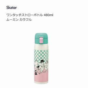 Water Bottle Moomin Colorful Skater 480ml