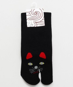 Crew Socks Lucky-cat 23 ~ 25cm Made in Japan