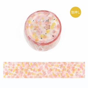 Washi Tape Foil Stamping Cherry Blossoms 20mm x 5m
