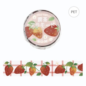 Washi Tape Tape Kissa a la Mode Strawberry Clear 20mm x 5m