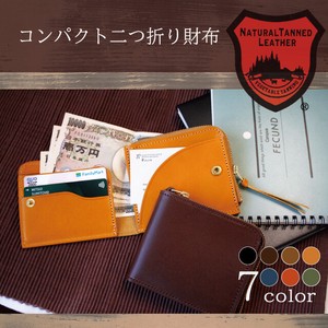Trifold Wallet Cattle Leather Compact