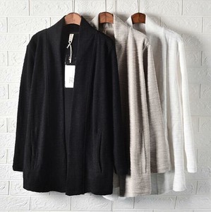 Cardigan Plain Color Long Sleeves Casual Cardigan Sweater Men's
