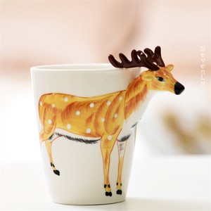 人気商品 3D立体動物カップ コーヒーカップ 陶器「2023新作」