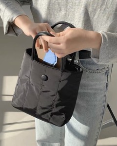 Shoulder Bag Nylon Quilted 2-way