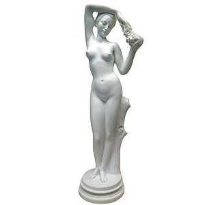 魅惑のヴィーナス(ビーナス) 裸婦 アンティーク大理石風 彫像 書斎 化粧室 エステ ネイルサロン輸入品