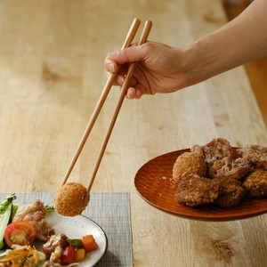 食器洗浄機対応 　ヤマザクラの菜箸30cm／日本製　国産材（山桜）　新商品
