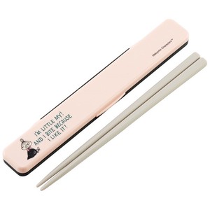 【スケーター】 抗菌 音のならない箸・箸箱セット 箸18cm 【リトルミィ ピンク】日本製