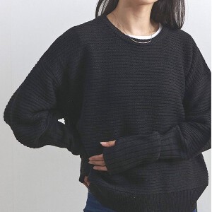 Sweater/Knitwear Puff Sleeve Perforated Autumn/Winter