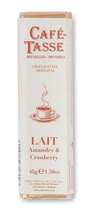 【Cafe-Tasse】アーモンド&クランベリーミルクチョコ　45g