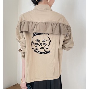 オリジナル刺繍　ミリタリージャケット