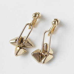 Clip-On Earrings Gold Post
