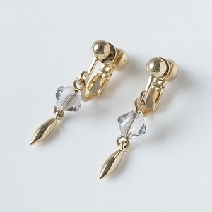 Clip-On Earrings Gold Post SWAROVSKI