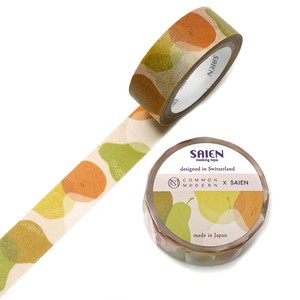 【数量限定】　マスキングテープ　IN SEASON POIRES（梨の季節）　15mm