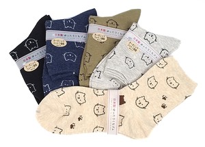 短袜 棉 有机 日本制造