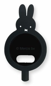 ミッフィー Apple Watch 純正充電ケーブル対応 シリコンカバー ブラック MF-436BK