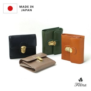 Bifold Wallet Genuine leather Made in Japan