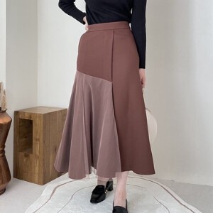 Skirt Tulle Layered Switching