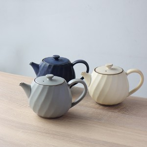 波佐见烧 西式茶壶 茶壶 附带茶叶滤网 3颜色 日本制造